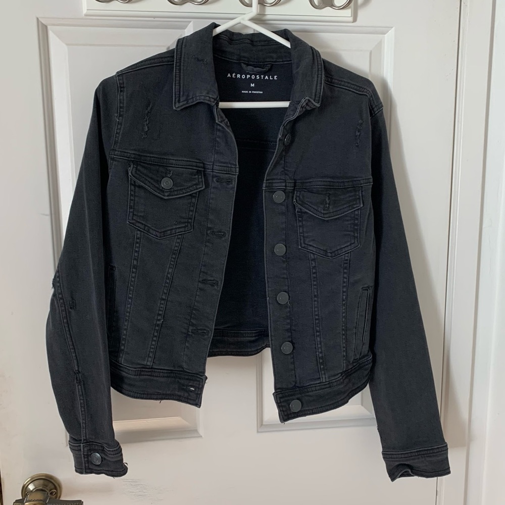 Black Aeropostale Denim Jacket